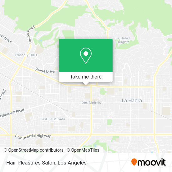 Hair Pleasures Salon map