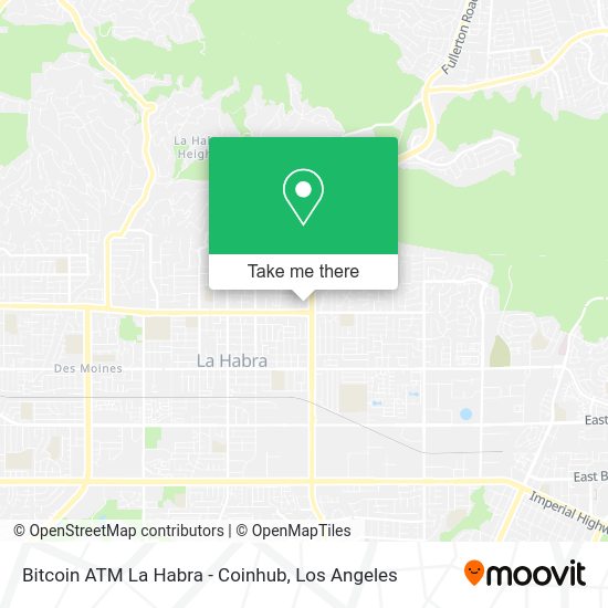 Mapa de Bitcoin ATM La Habra - Coinhub