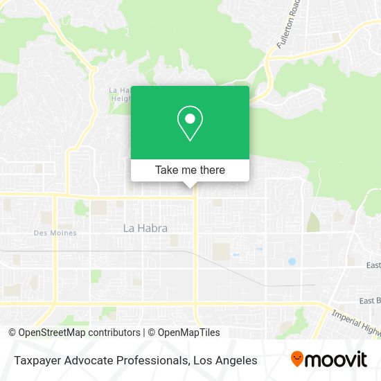 Mapa de Taxpayer Advocate Professionals