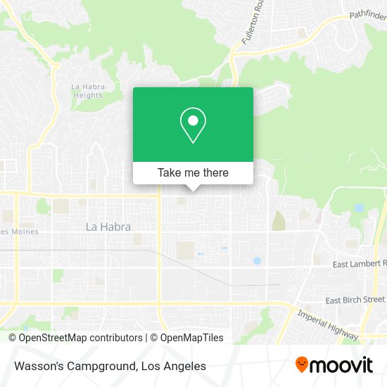 Mapa de Wasson's Campground