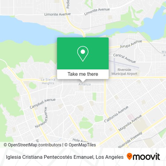 Mapa de Iglesia Cristiana Pentecostés Emanuel