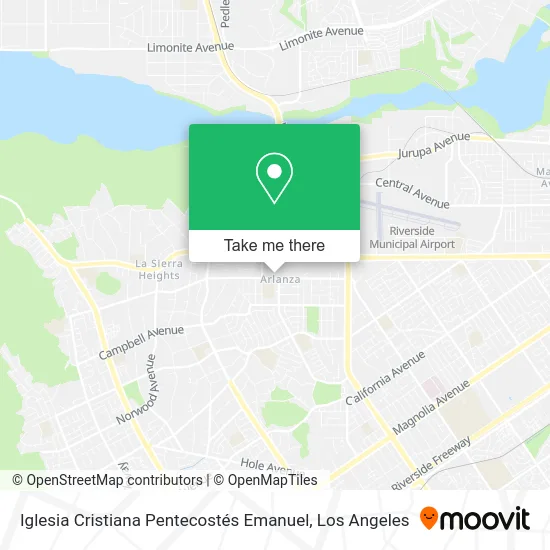 Mapa de Iglesia Cristiana Pentecostés Emanuel