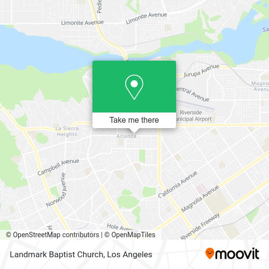 Landmark Baptist Church map