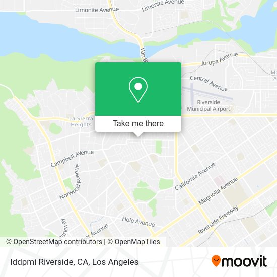 Iddpmi Riverside, CA map