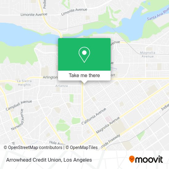 Arrowhead Credit Union map