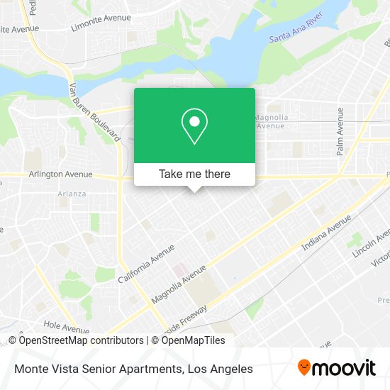 Monte Vista Senior Apartments map