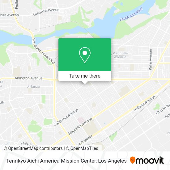 Tenrikyo Aichi America Mission Center map