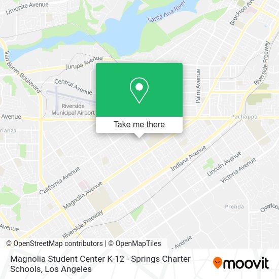 Magnolia Student Center K-12 - Springs Charter Schools map