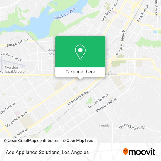 Mapa de Ace Appliance Solutions