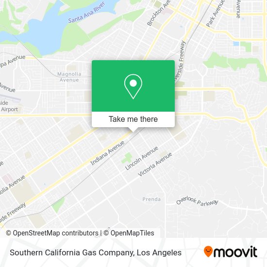 Southern California Gas Company map