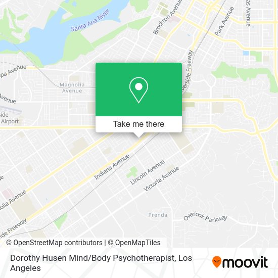Mapa de Dorothy Husen Mind / Body Psychotherapist