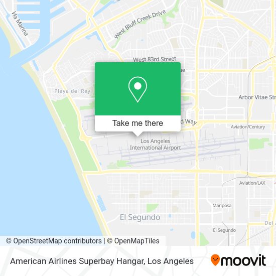 American Airlines Superbay Hangar map