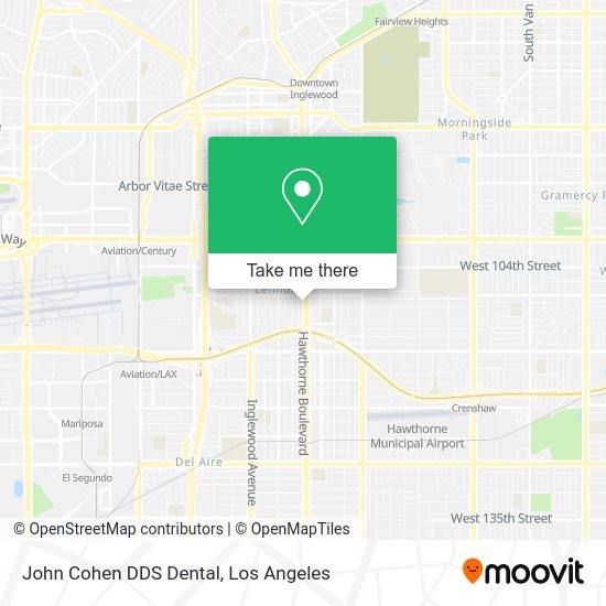 John Cohen DDS Dental map