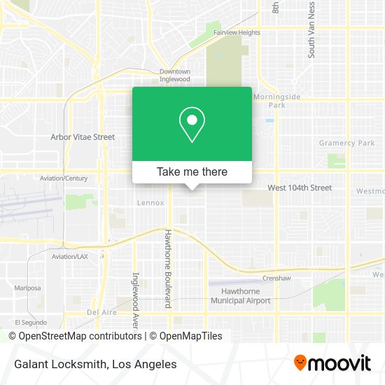 Galant Locksmith map