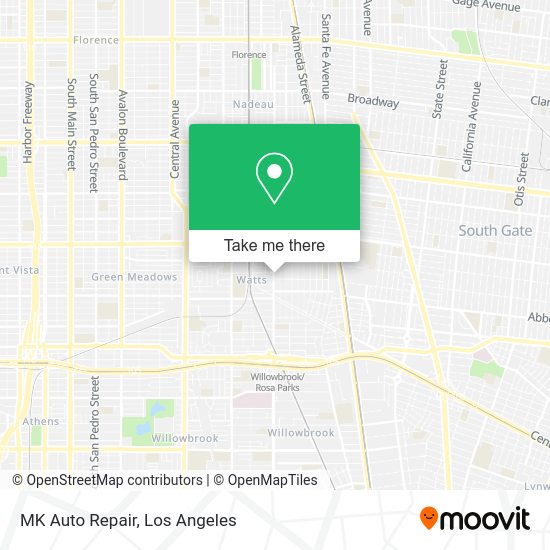 Mapa de MK Auto Repair