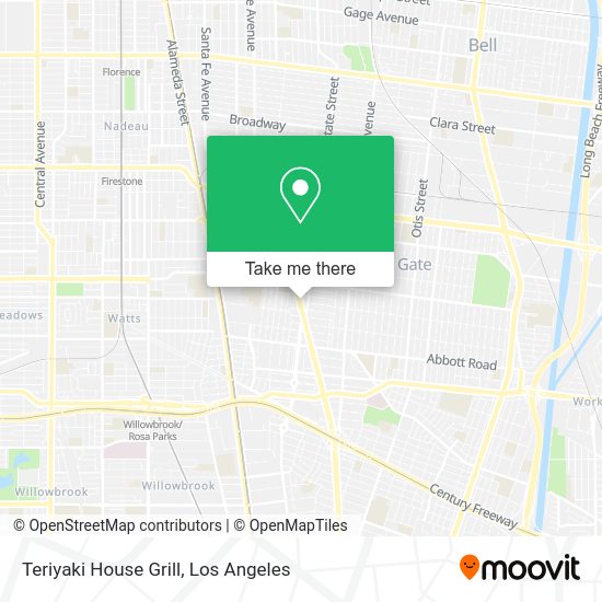 Teriyaki House Grill map