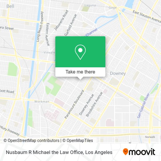 Mapa de Nusbaum R Michael the Law Office