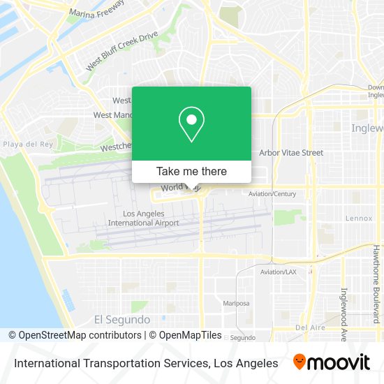 International Transportation Services map