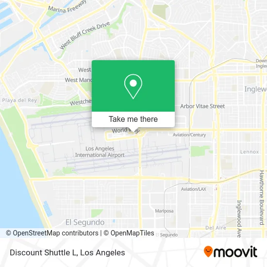 Discount Shuttle L map