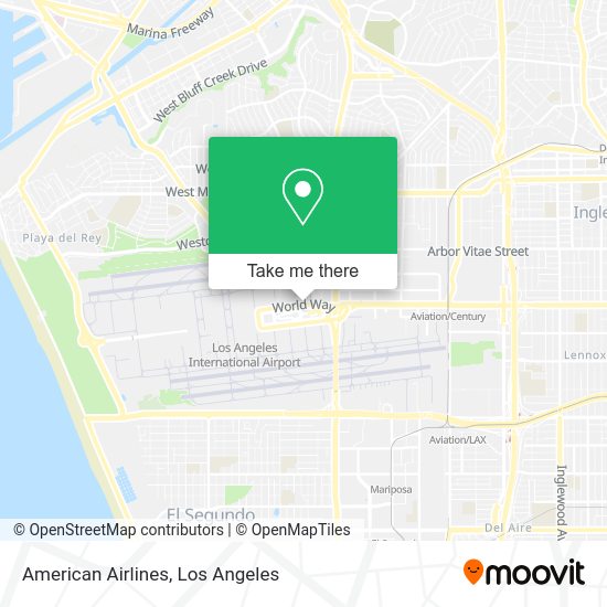 American Airlines map