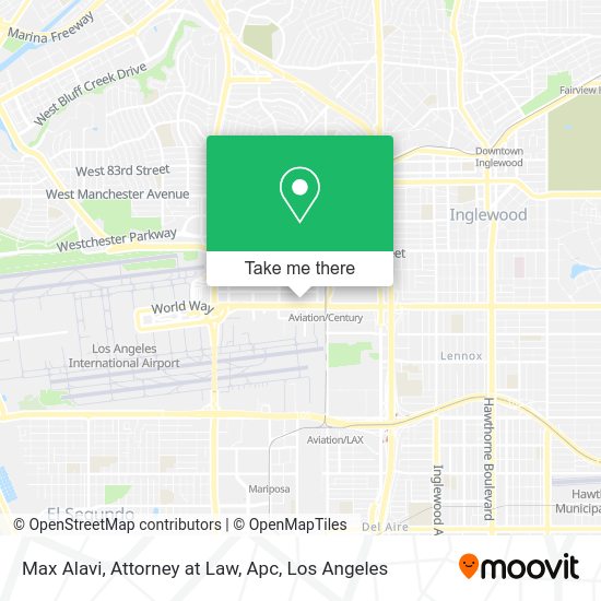 Mapa de Max Alavi, Attorney at Law, Apc
