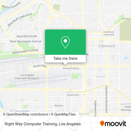 Mapa de Right Way Computer Training
