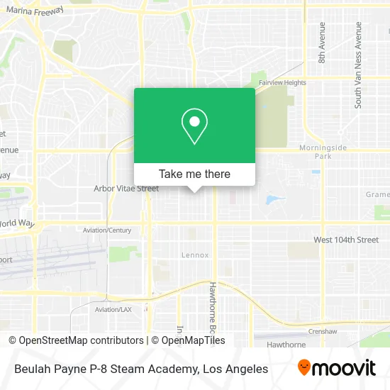 Beulah Payne P-8 Steam Academy map