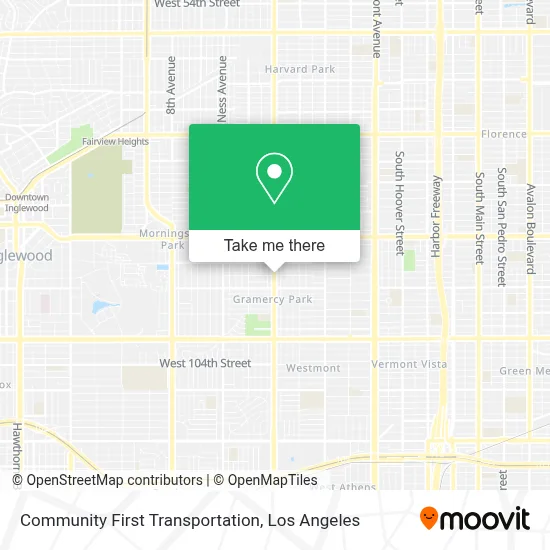 Community First Transportation map