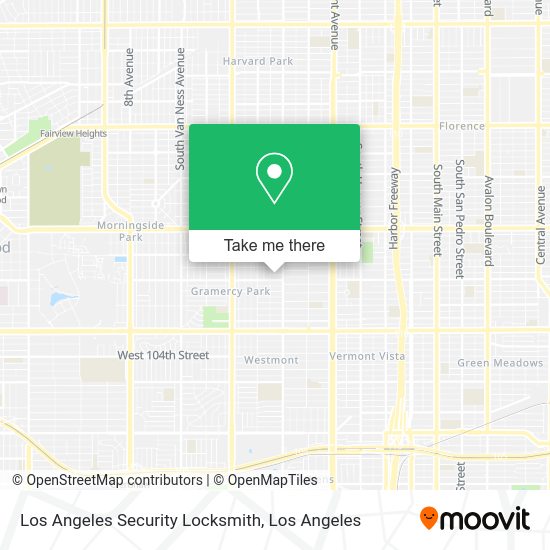 Los Angeles Security Locksmith map