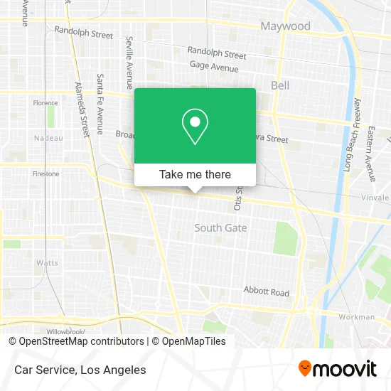 Car Service map
