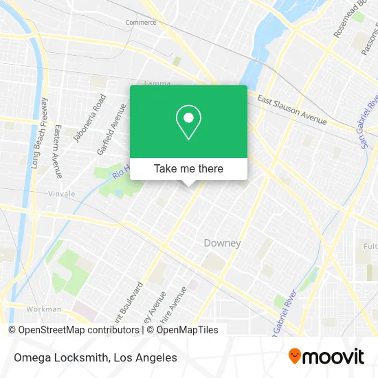 Omega Locksmith map