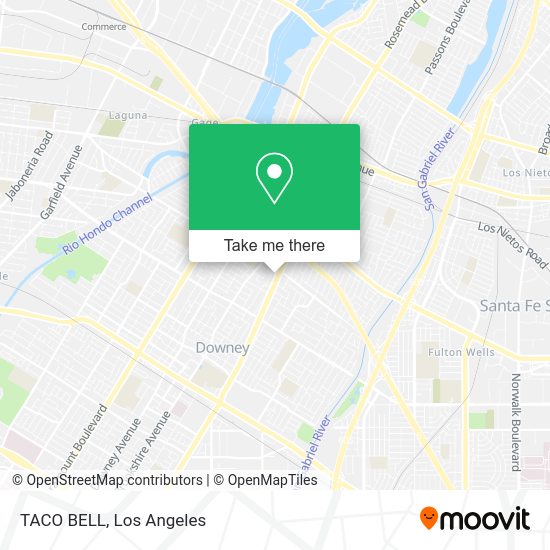 Mapa de TACO BELL