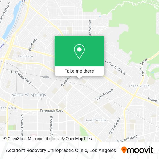 Accident Recovery Chiropractic Clinic map
