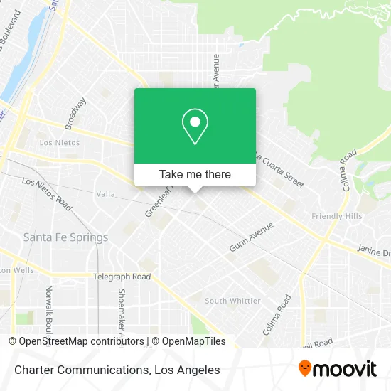 Charter Communications map