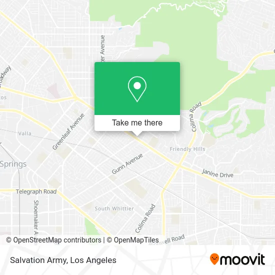 Salvation Army map