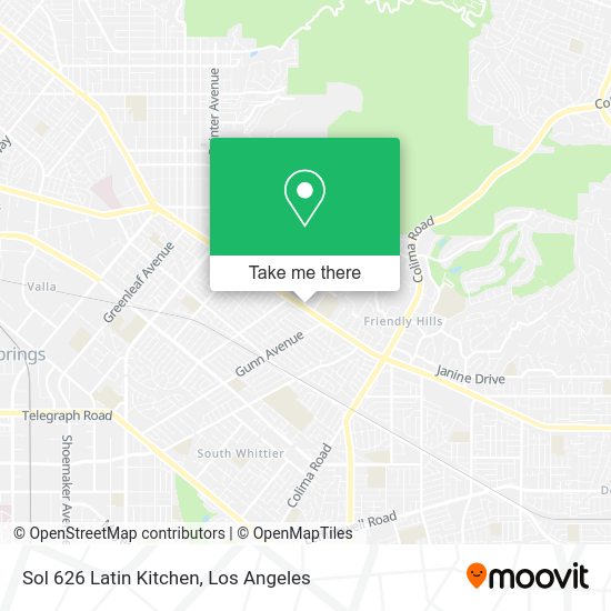 Sol 626 Latin Kitchen map