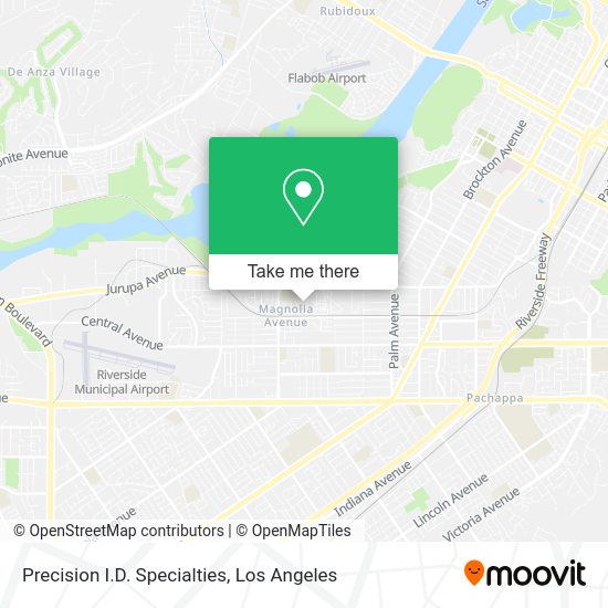 Precision I.D. Specialties map