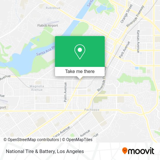 Mapa de National Tire & Battery