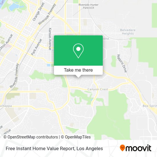 Mapa de Free Instant Home Value Report