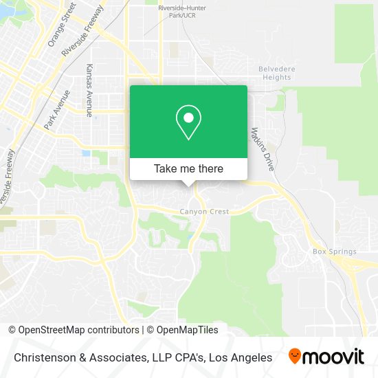 Mapa de Christenson & Associates, LLP CPA's