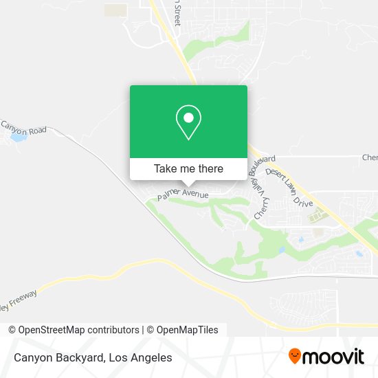 Canyon Backyard map