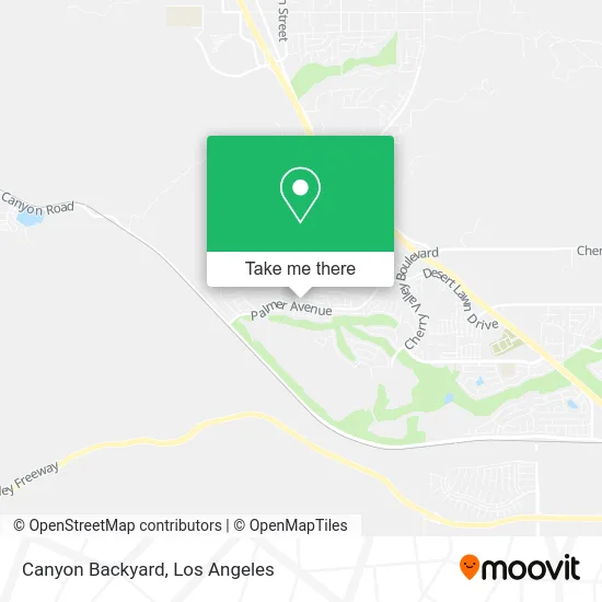 Canyon Backyard map