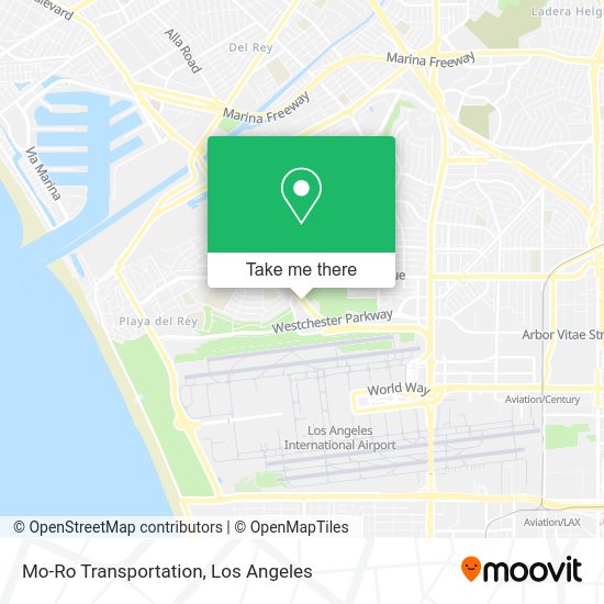 Mo-Ro Transportation map