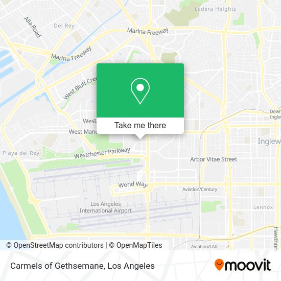 Mapa de Carmels of Gethsemane