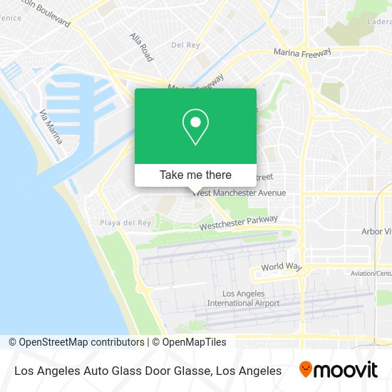 Los Angeles Auto Glass Door Glasse map