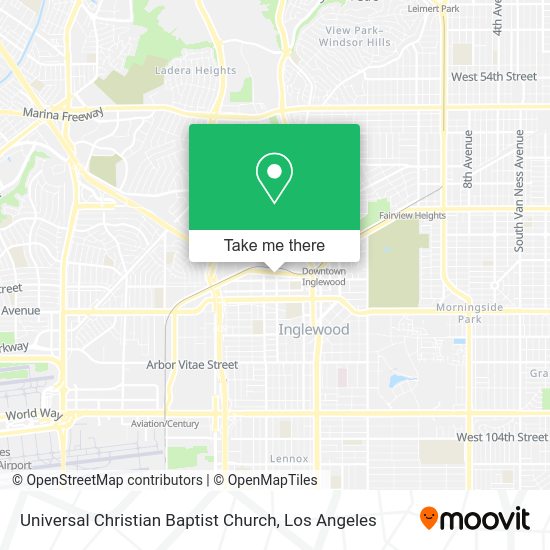 Mapa de Universal Christian Baptist Church