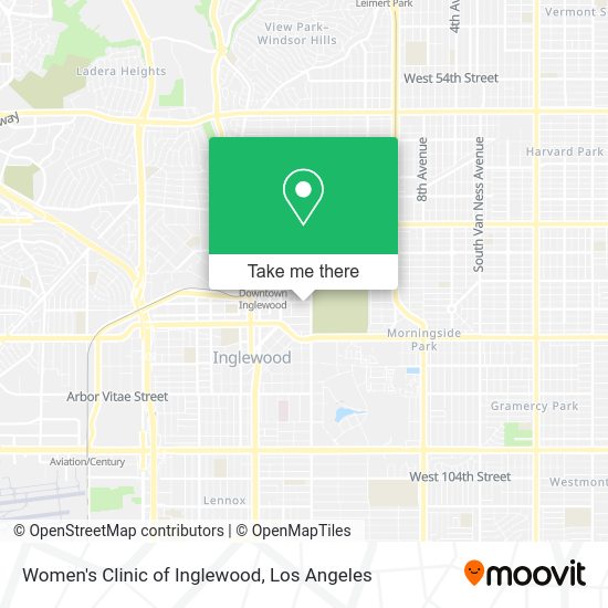 Mapa de Women's Clinic of Inglewood
