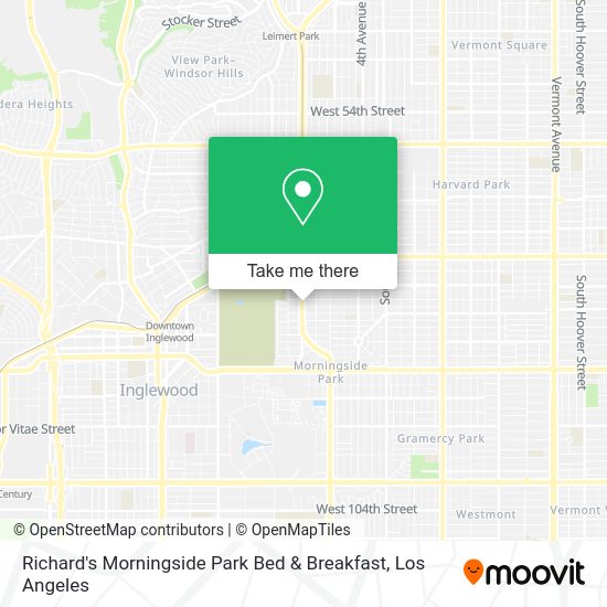 Richard's Morningside Park Bed & Breakfast map
