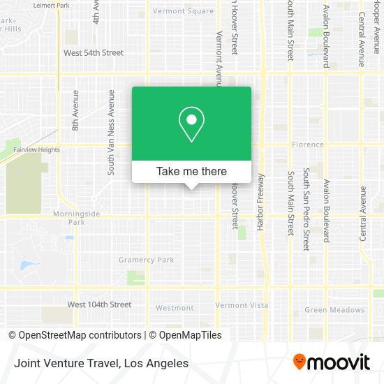 Joint Venture Travel map