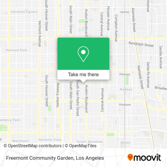 Mapa de Freemont Community Garden